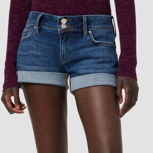 Hudson Jeans Blue Cuffed Jean Shorts